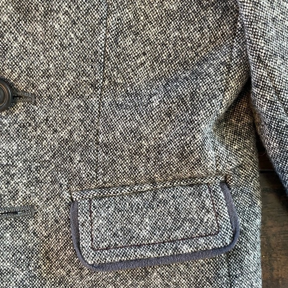 Baker by Ted Baker, Boys Tweed Blazer, Gray Tweed, Size 6-12M - Picture 5 of 12
